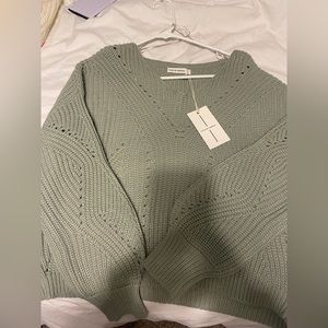 Large Moon & Madison Green Sweater